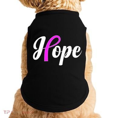 Breast Cancer Hope Ribbon Tribute Logo Doggie Tank