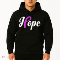 Breast Cancer Hope Ribbon Tribute Logo Hoodie thumb 2