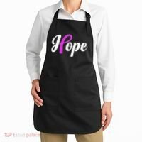 Breast Cancer Hope Ribbon Tribute Logo Apron thumb 2