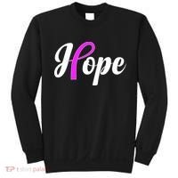 Breast Cancer Hope Ribbon Tribute Logo Sweatshirt thumb 0
