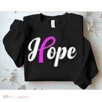 Breast Cancer Hope Ribbon Tribute Logo Sweatshirt thumb 2