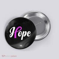 Breast Cancer Hope Ribbon Tribute Logo Button thumb 0