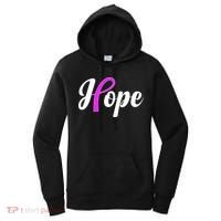 Breast Cancer Hope Ribbon Tribute Logo Women's Hoodie thumb 0