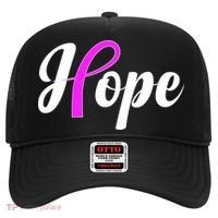 Breast Cancer Hope Ribbon Tribute Logo Hat thumb 0
