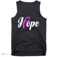 Breast Cancer Hope Ribbon Tribute Logo Tank Top thumb 0