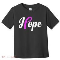 Breast Cancer Hope Ribbon Tribute Logo Toddler T-Shirt thumb 0