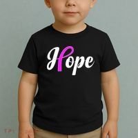 Breast Cancer Hope Ribbon Tribute Logo Toddler T-Shirt thumb 2