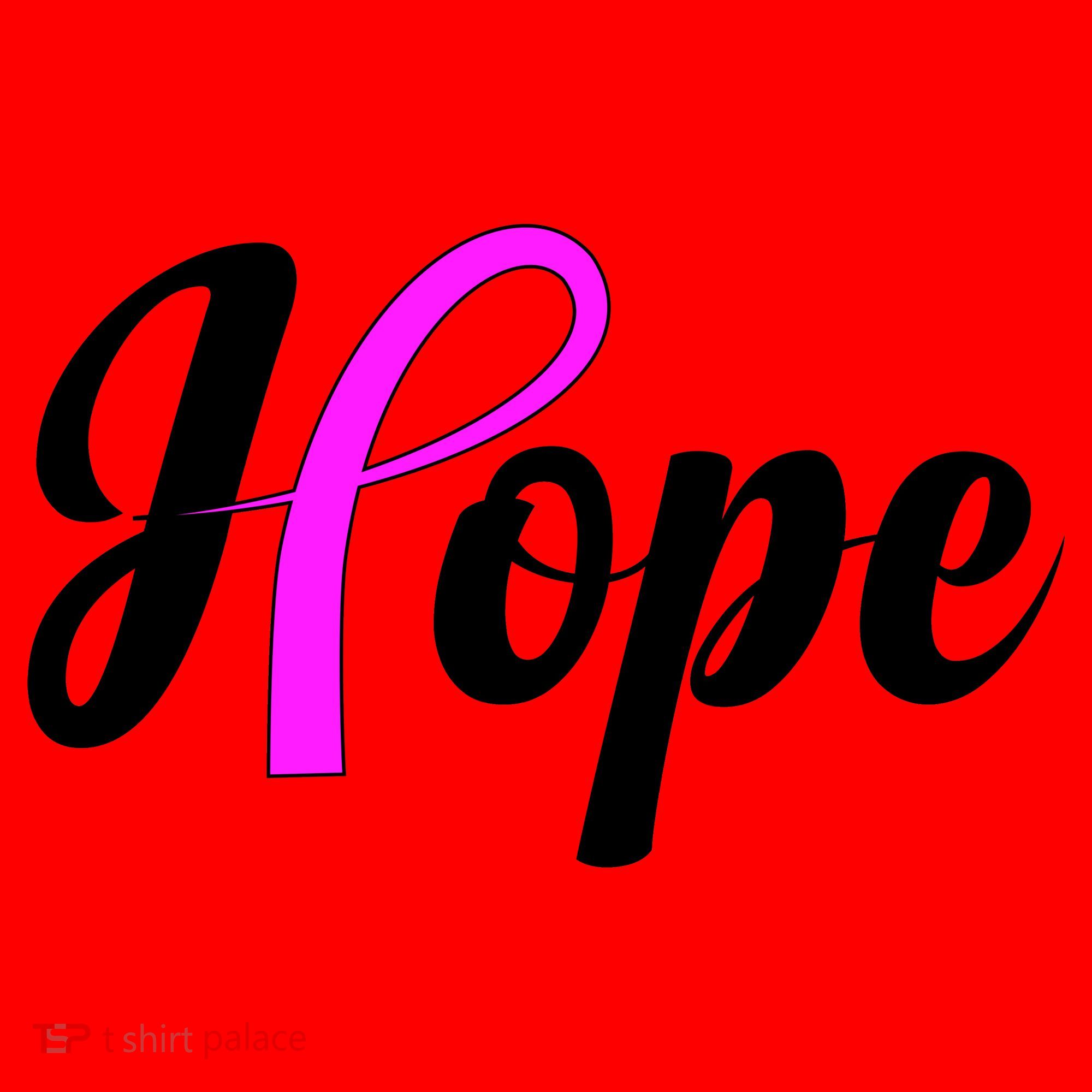 Breast Cancer Hope Ribbon Tribute Logo Santa Hat