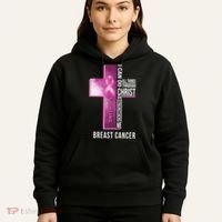 Breast Cancer I Can Do All Thing Through Christ Hoodie thumb 5