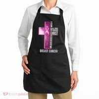 Breast Cancer I Can Do All Thing Through Christ Apron thumb 2