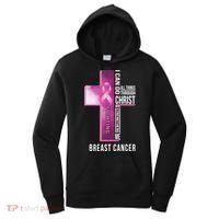 Breast Cancer I Can Do All Thing Through Christ Women's Hoodie thumb 0