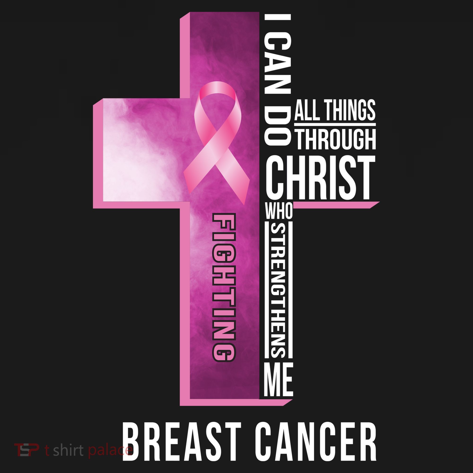 Breast Cancer I Can Do All Thing Through Christ Toddler Hoodie