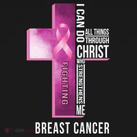 Breast Cancer I Can Do All Thing Through Christ Kids Long Sleeve Shirt thumb 2