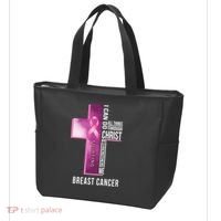 Breast Cancer I Can Do All Thing Through Christ Tote Bag thumb 3
