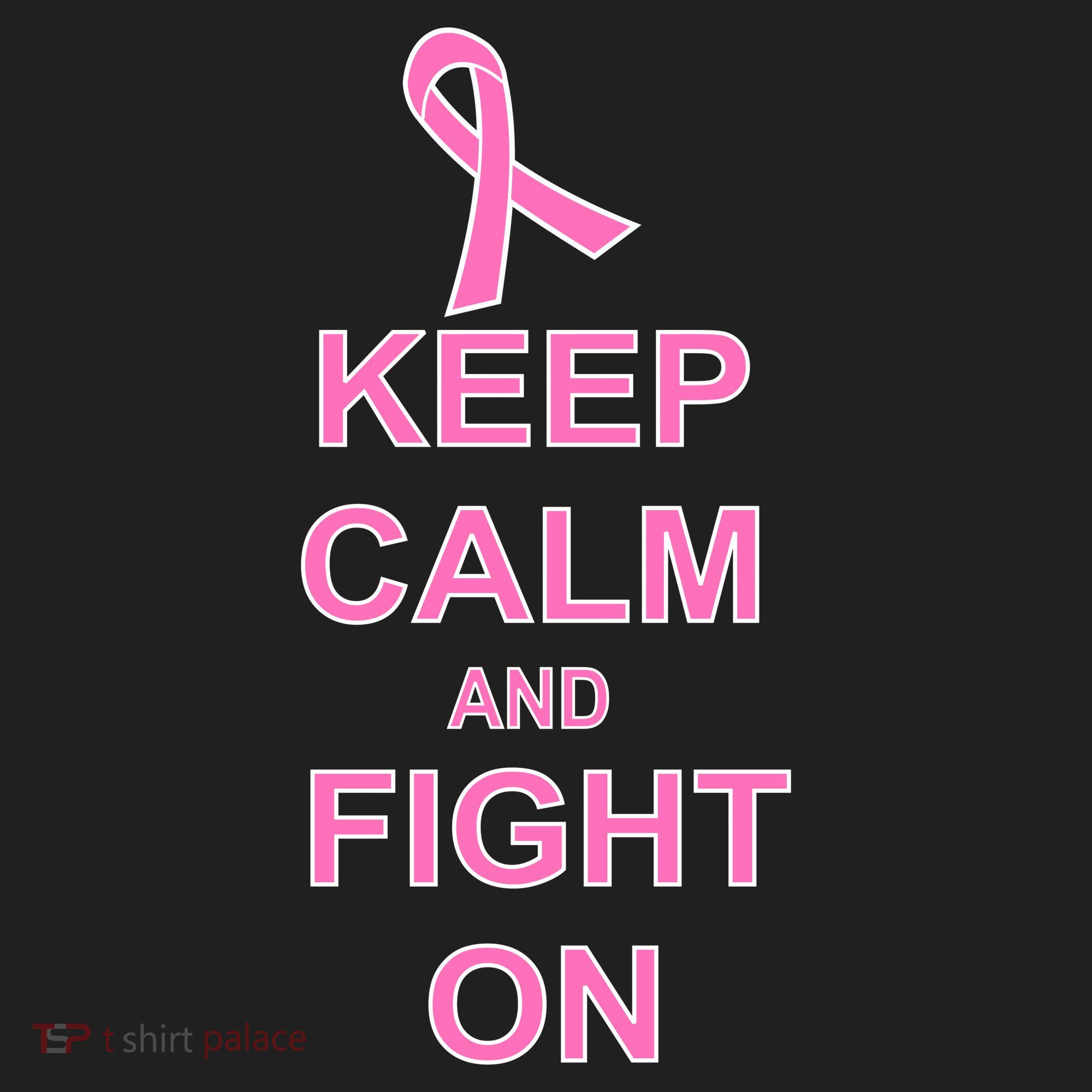 Breast Cancer Keep Calm And Fight On Women's Sweatshirt