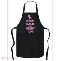 Breast Cancer Keep Calm And Fight On Apron thumb 0