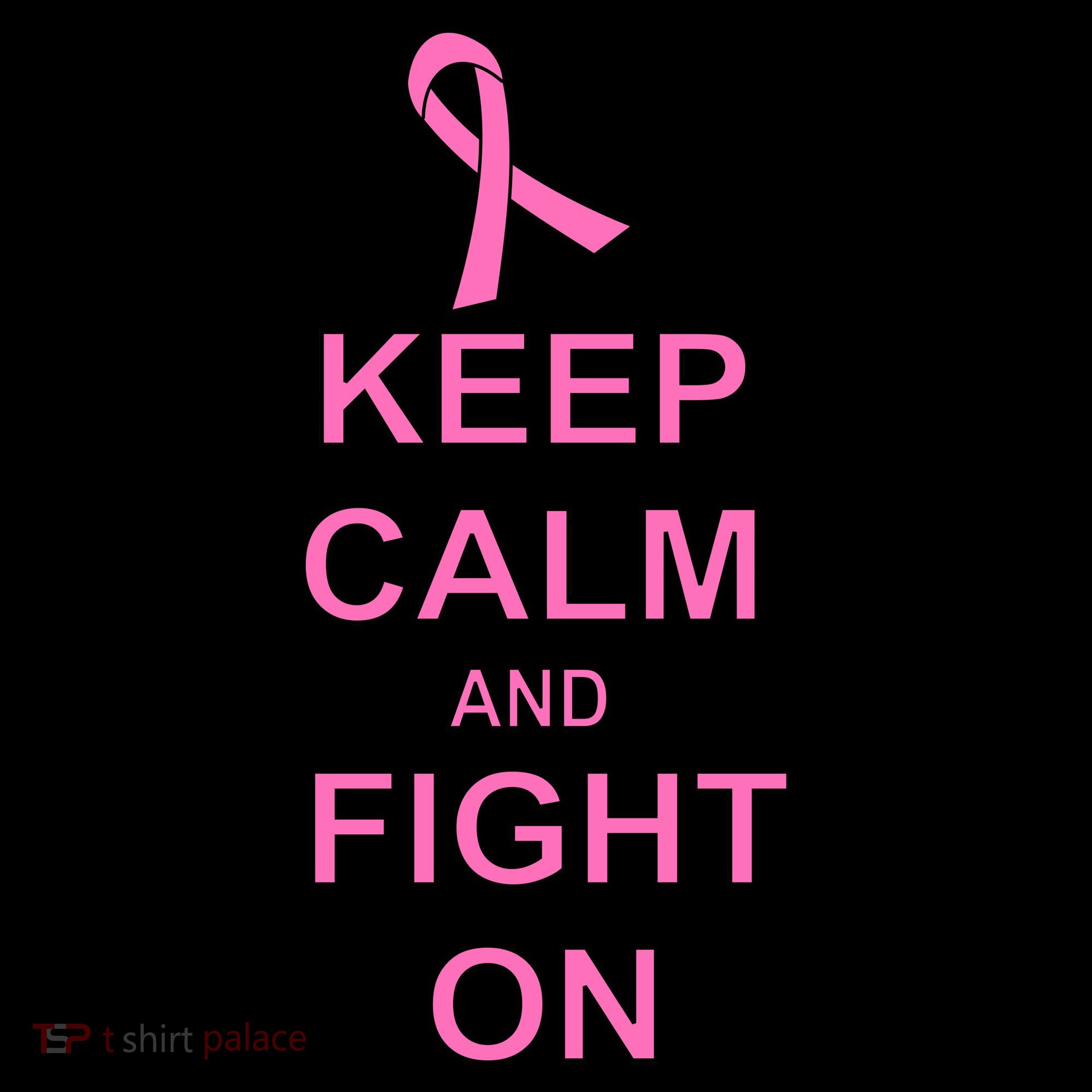 Breast Cancer Keep Calm And Fight On Coffee Mug