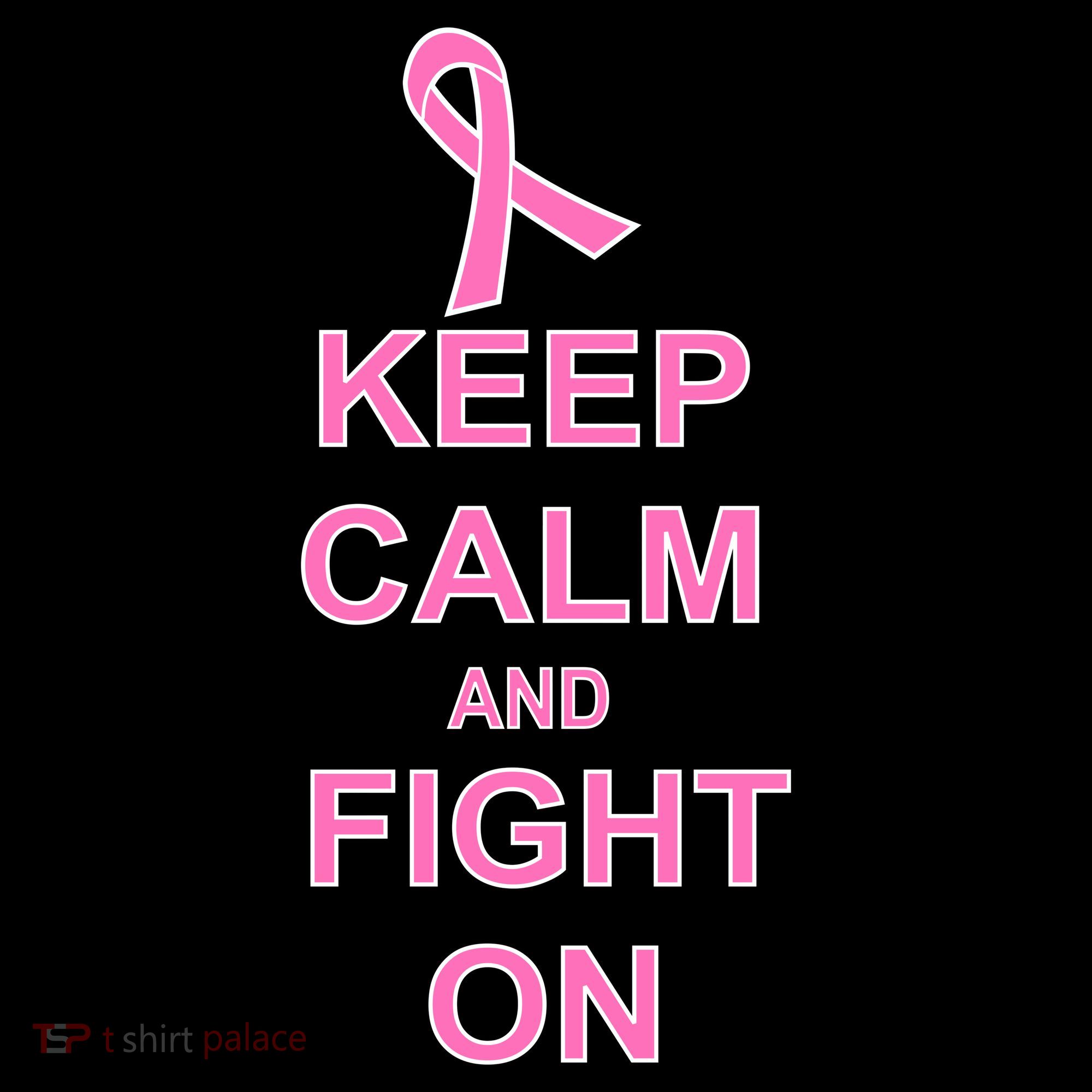 Breast Cancer Keep Calm And Fight On Women's Hoodie