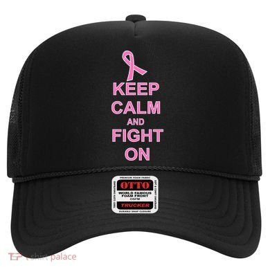 Breast Cancer Keep Calm And Fight On Hat