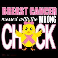 Breast Cancer Messed With The Wrong Chick Doggie Tank thumb 4