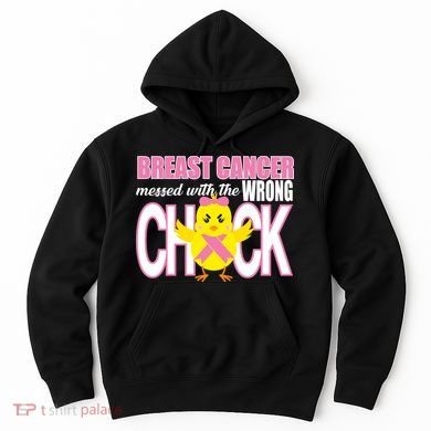 Breast Cancer Messed With The Wrong Chick Hoodie