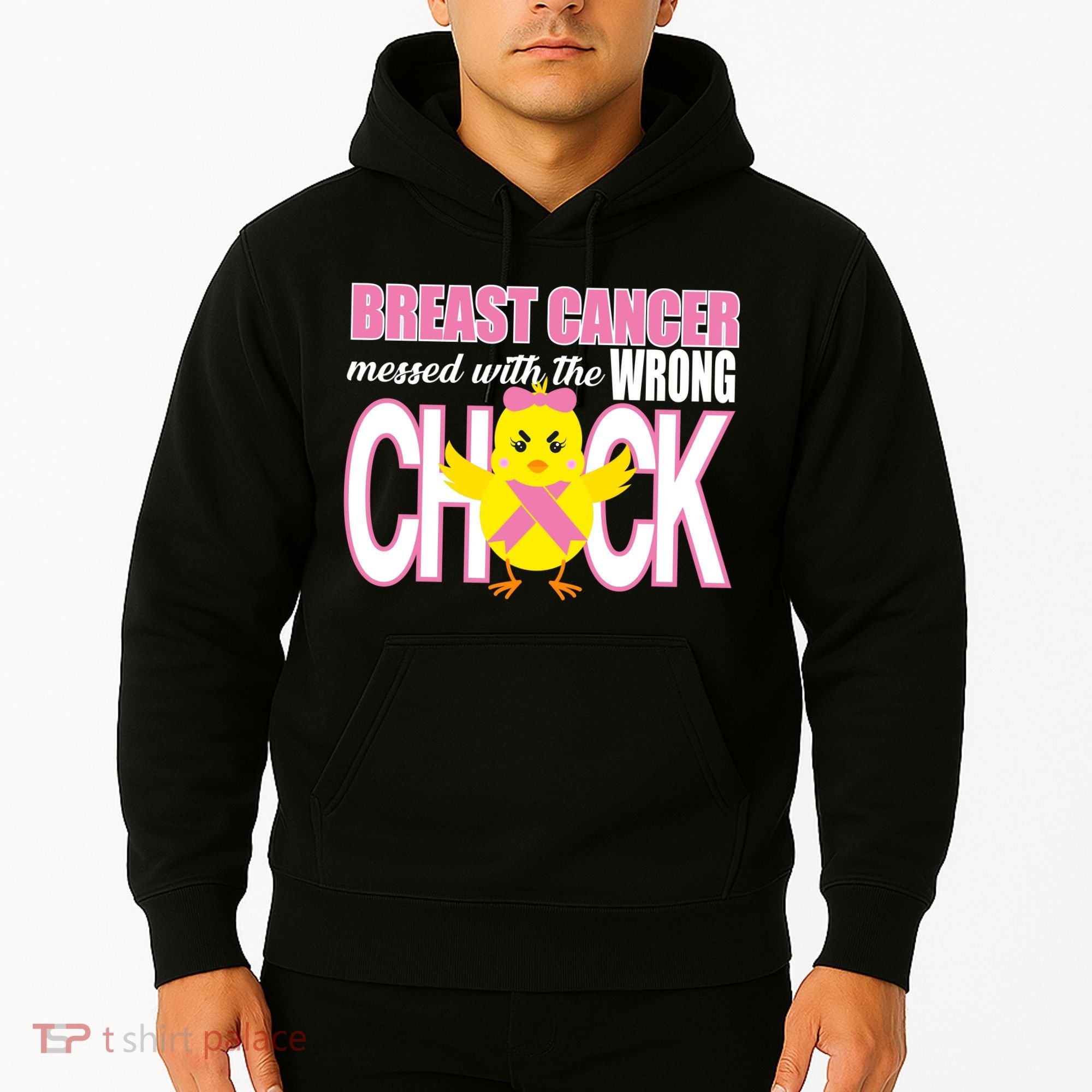 Breast Cancer Messed With The Wrong Chick Hoodie