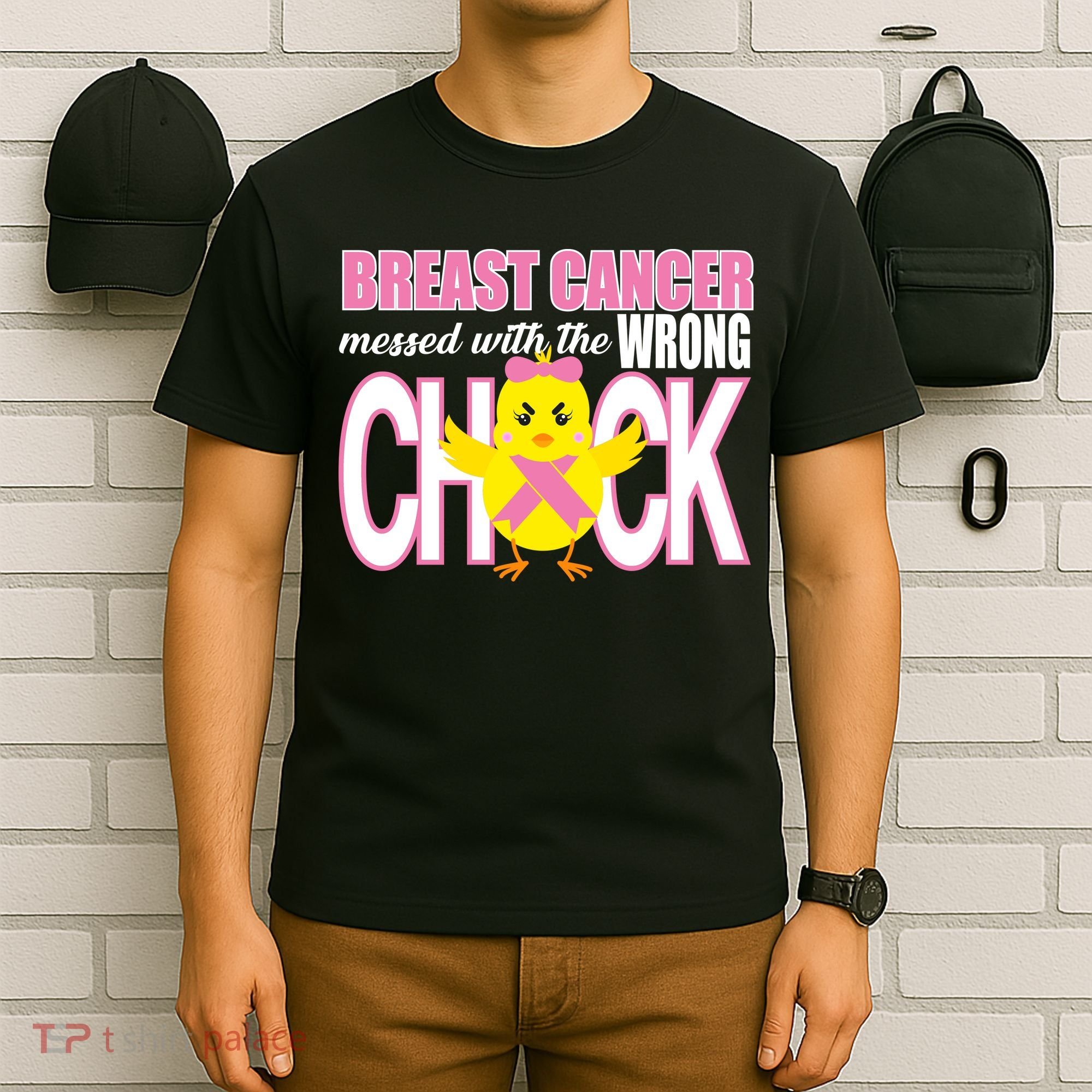 Breast Cancer Messed With The Wrong Chick T-Shirt