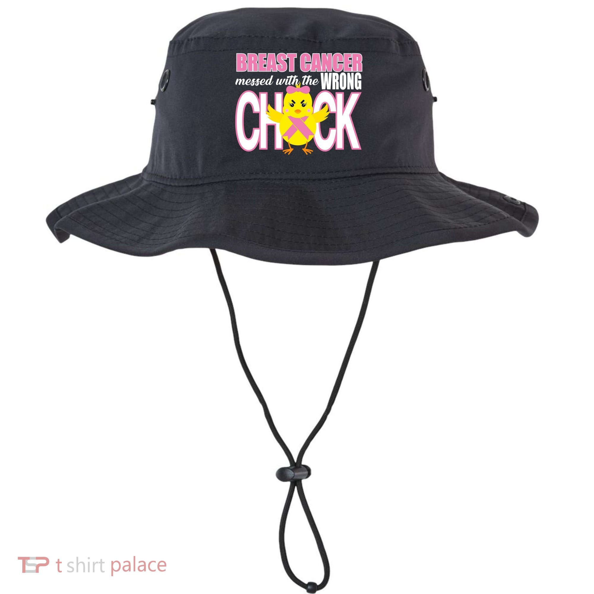 Breast Cancer Messed With The Wrong Chick Bucket Hat