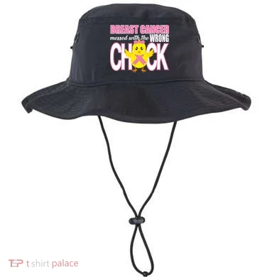 Breast Cancer Messed With The Wrong Chick Bucket Hat