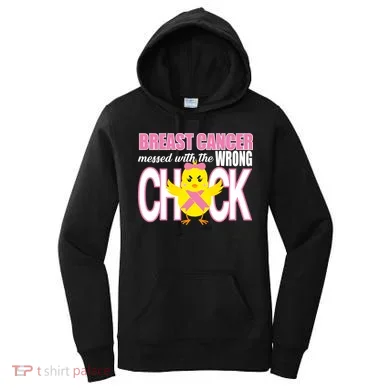 Breast Cancer Messed With The Wrong Chick Women's Hoodie