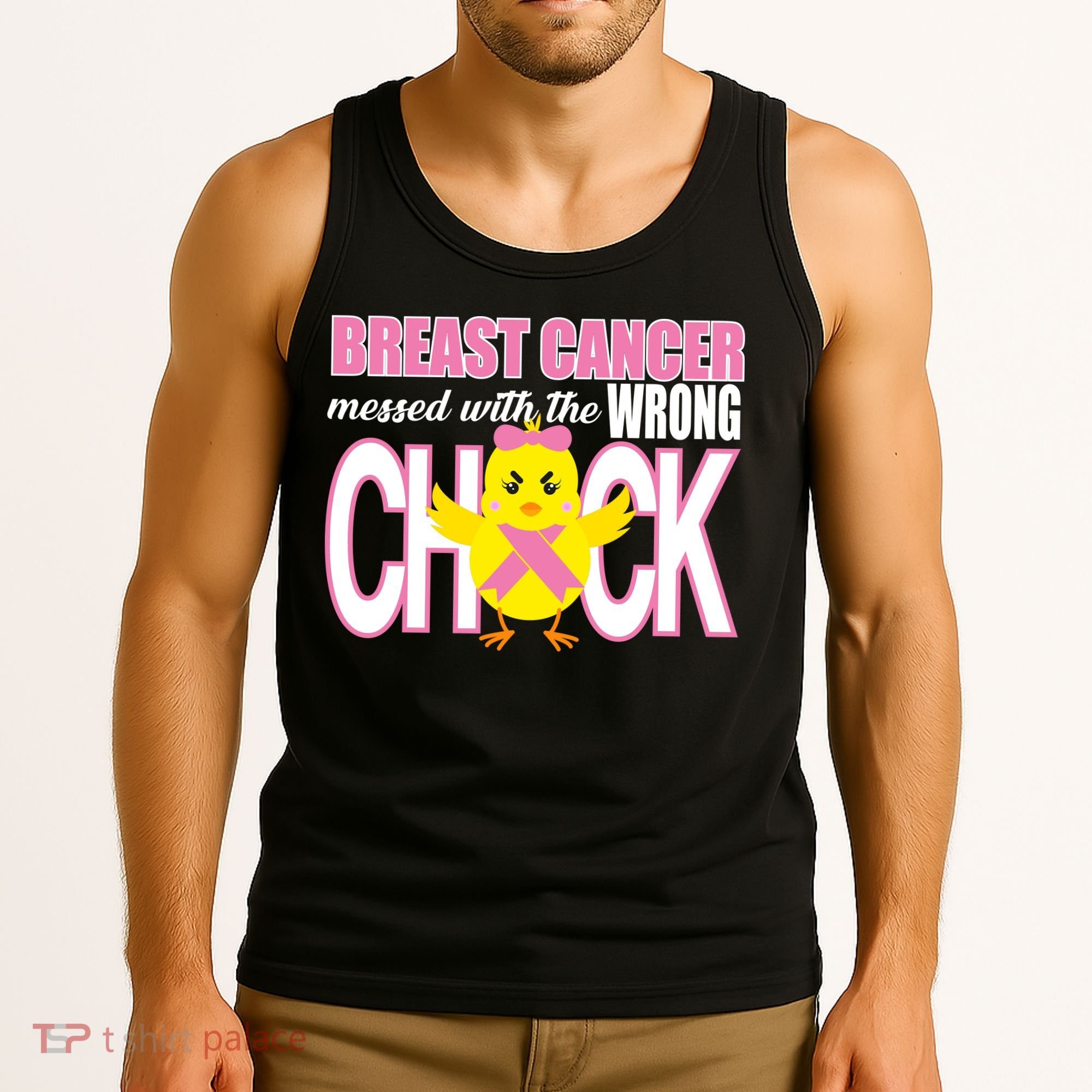 Breast Cancer Messed With The Wrong Chick Tank Top