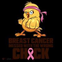 Breast Cancer Messed With The Wrong Chick Funny Coffee Mug thumb 5