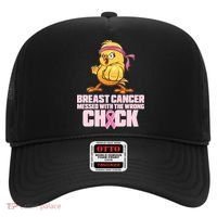 Breast Cancer Messed With The Wrong Chick Funny Hat thumb 0