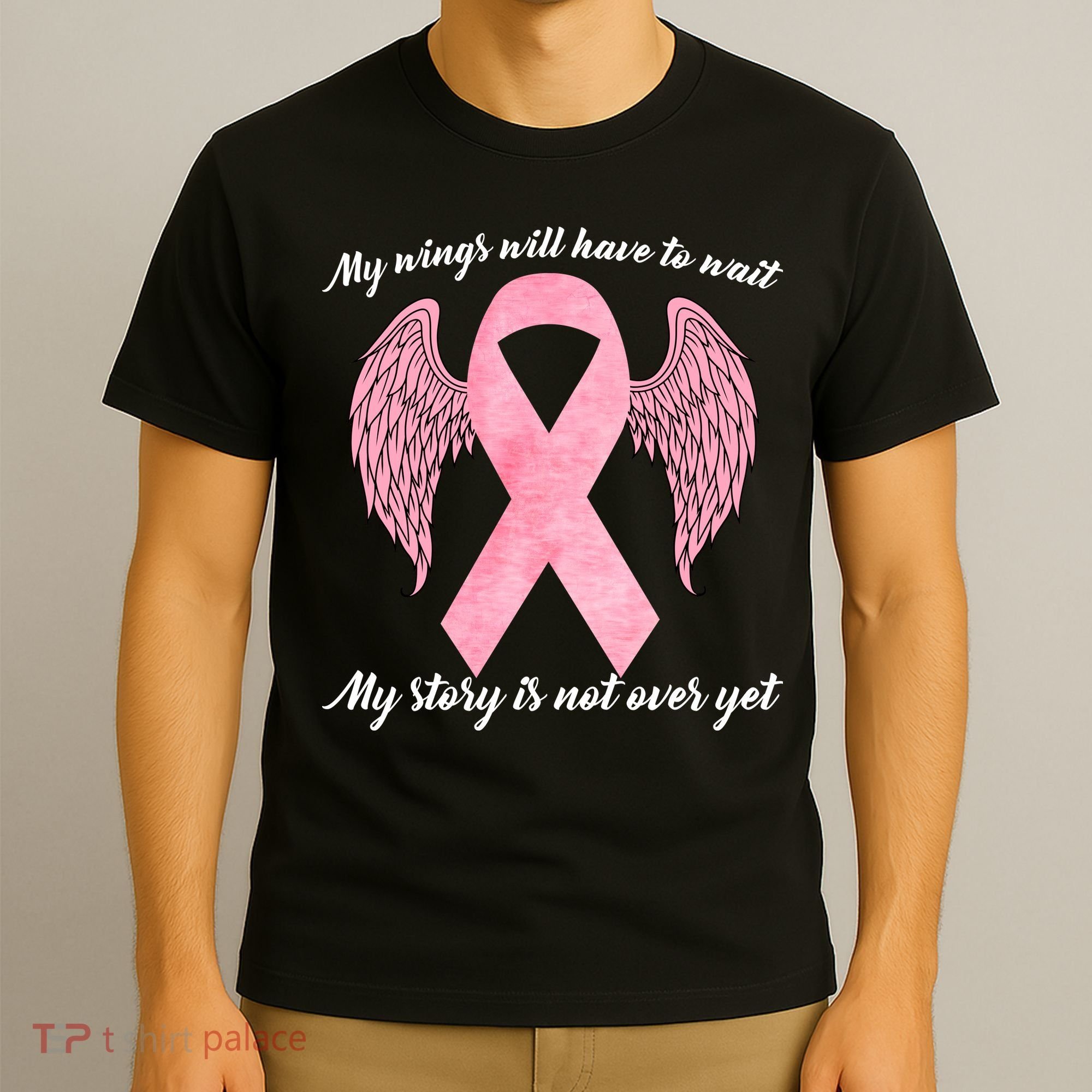 Breast Cancer My Wings Will Have To Wait T-Shirt