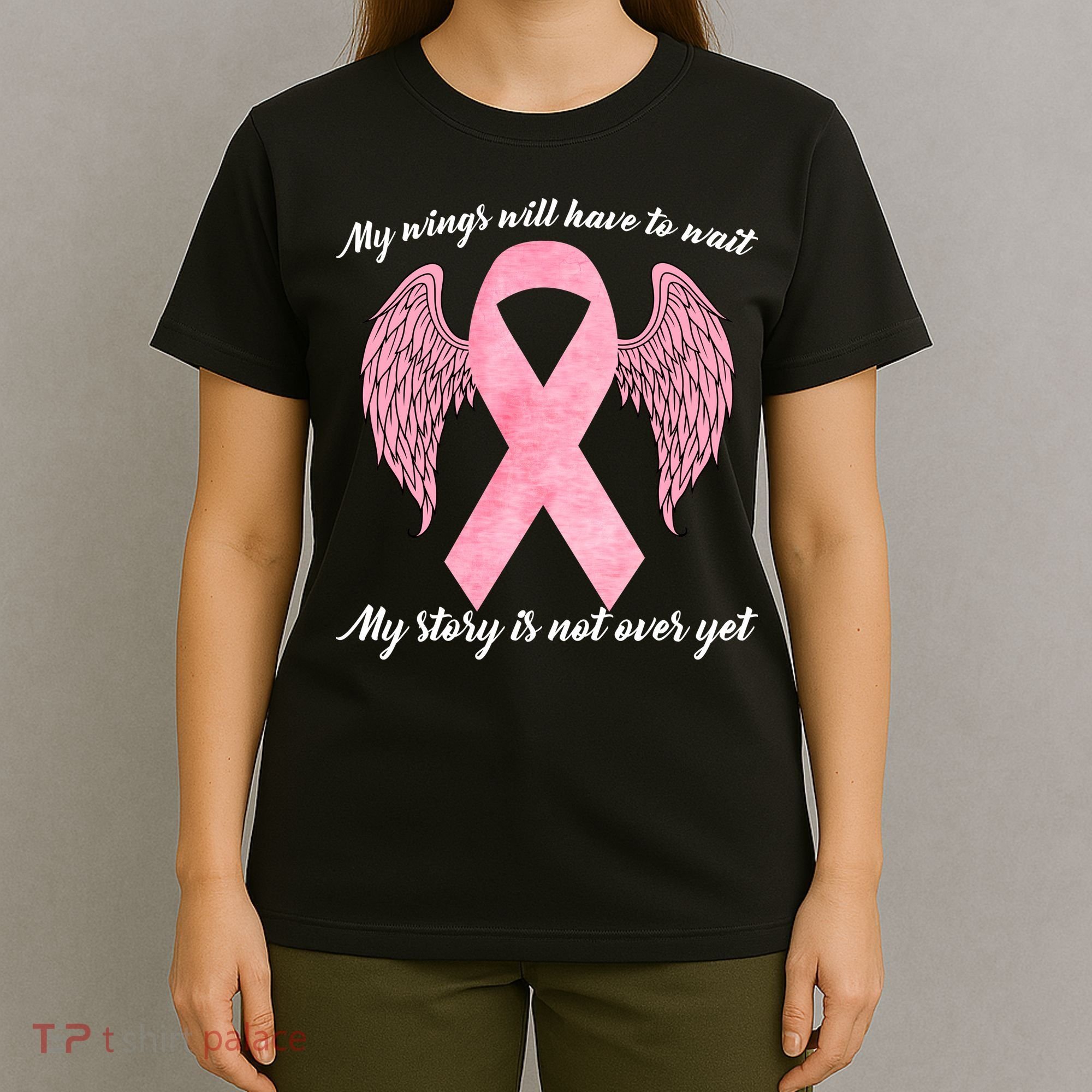 Breast Cancer My Wings Will Have To Wait T-Shirt