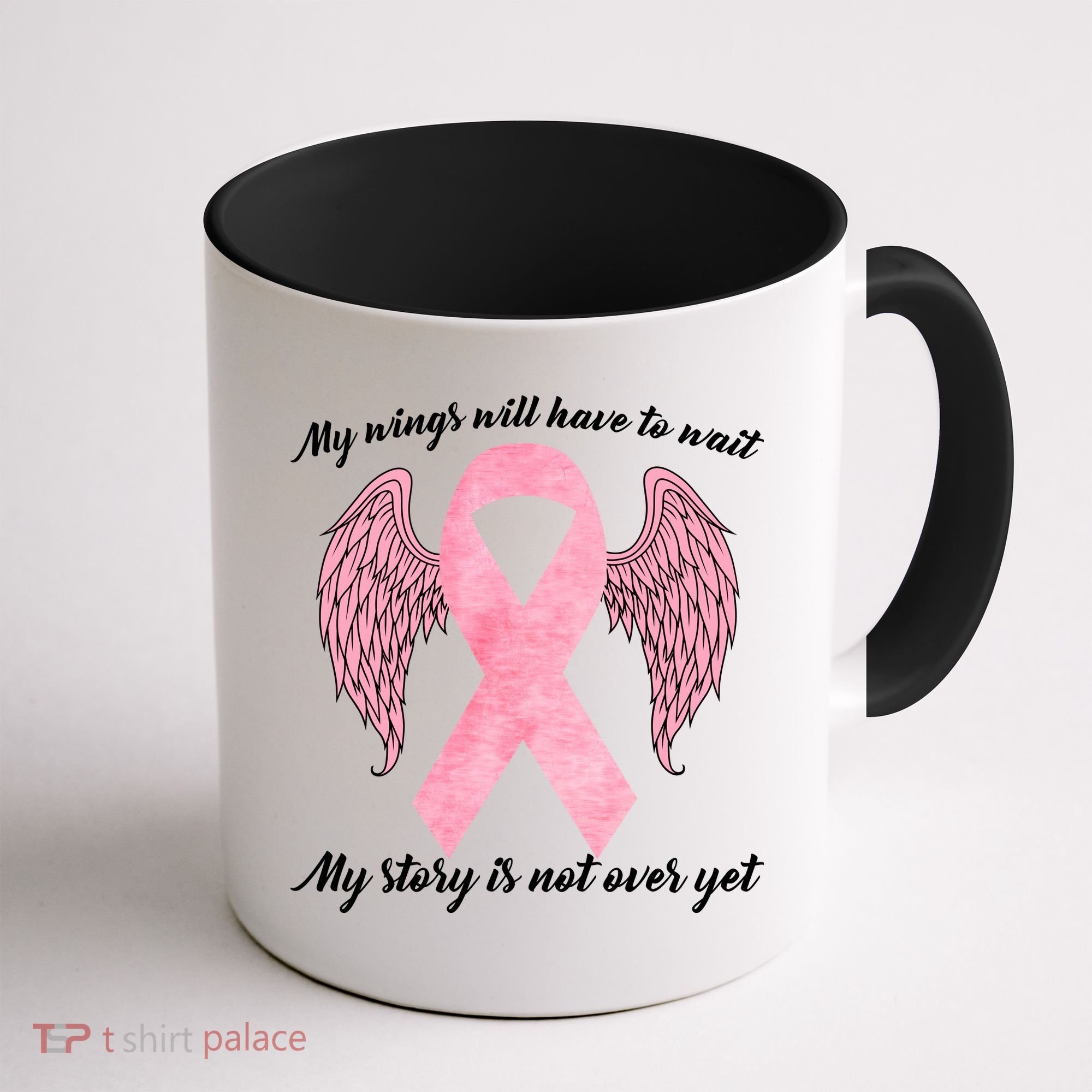 Breast Cancer My Wings Will Have To Wait Coffee Mug