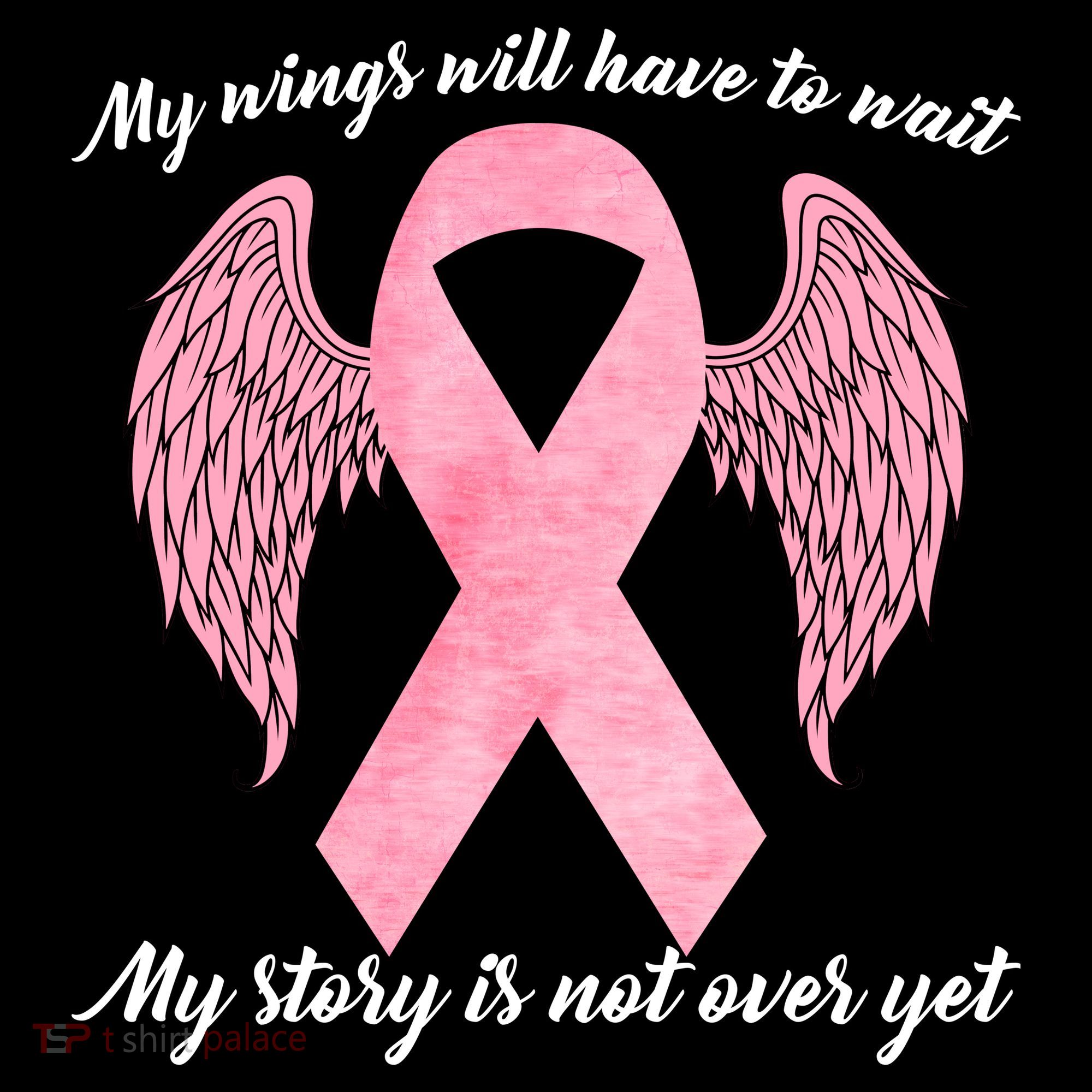 Breast Cancer My Wings Will Have To Wait Women's Tank Top