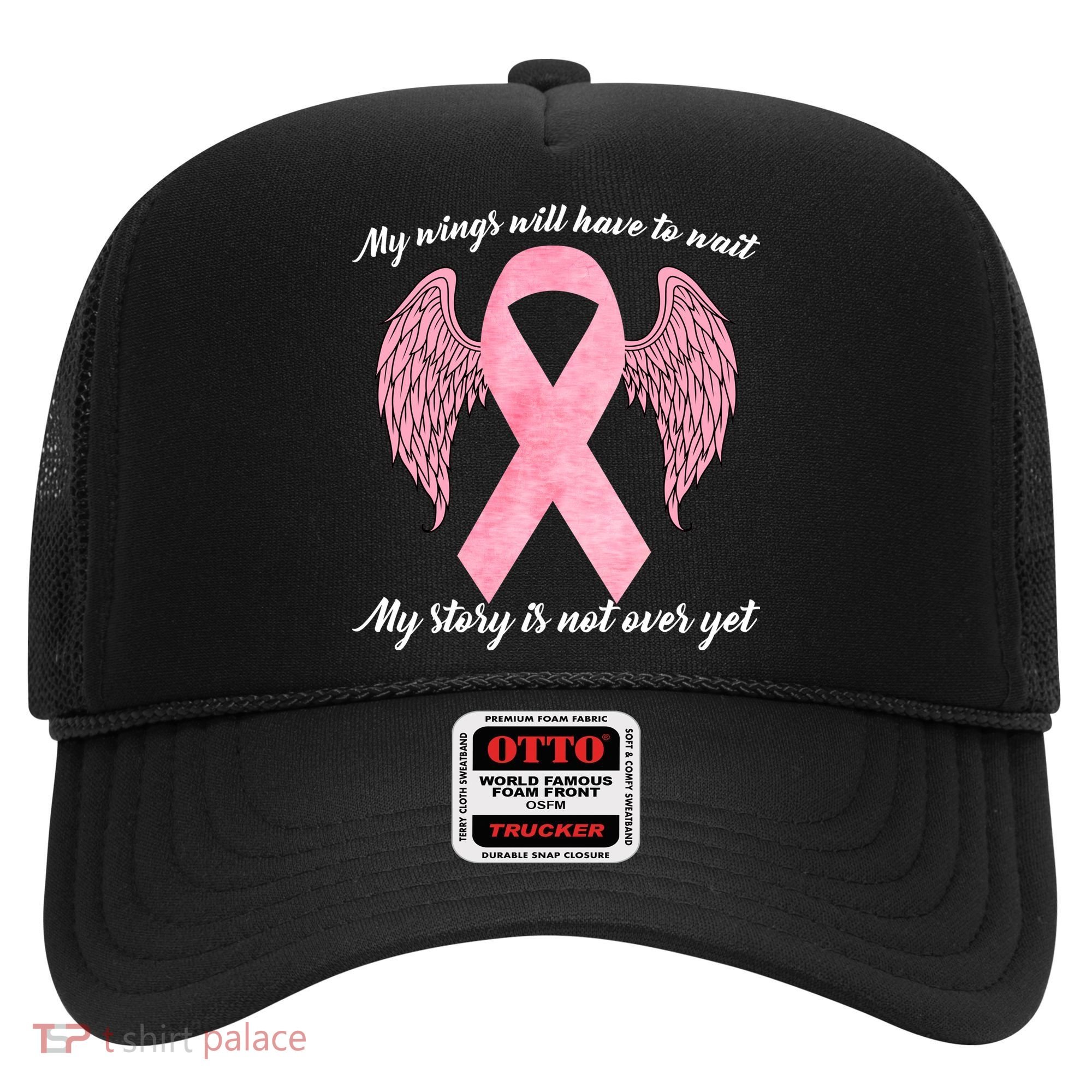 Breast Cancer My Wings Will Have To Wait Hat