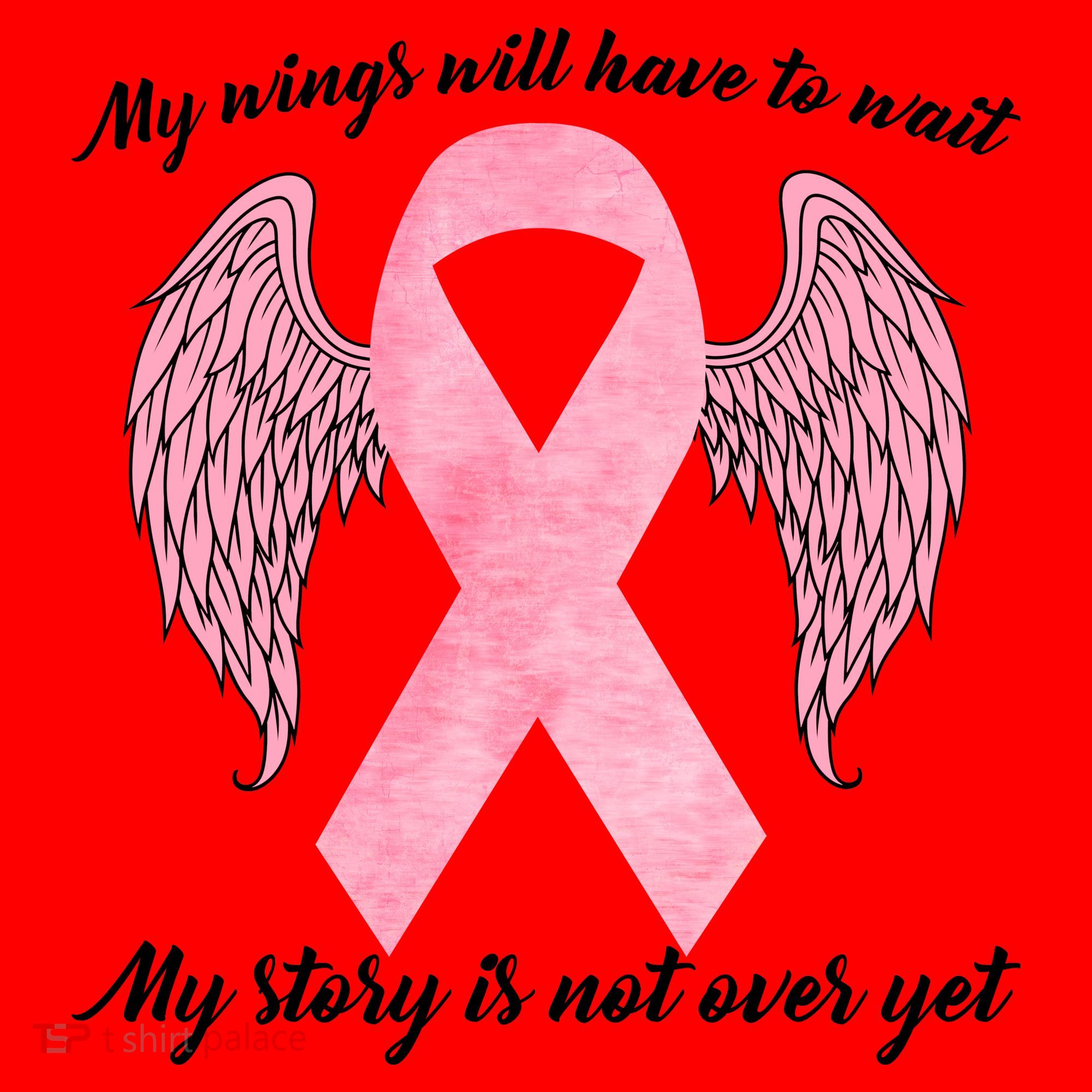 Breast Cancer My Wings Will Have To Wait Santa Hat