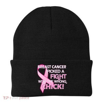 Breast Cancer Picked The Wrong Chick Beanie