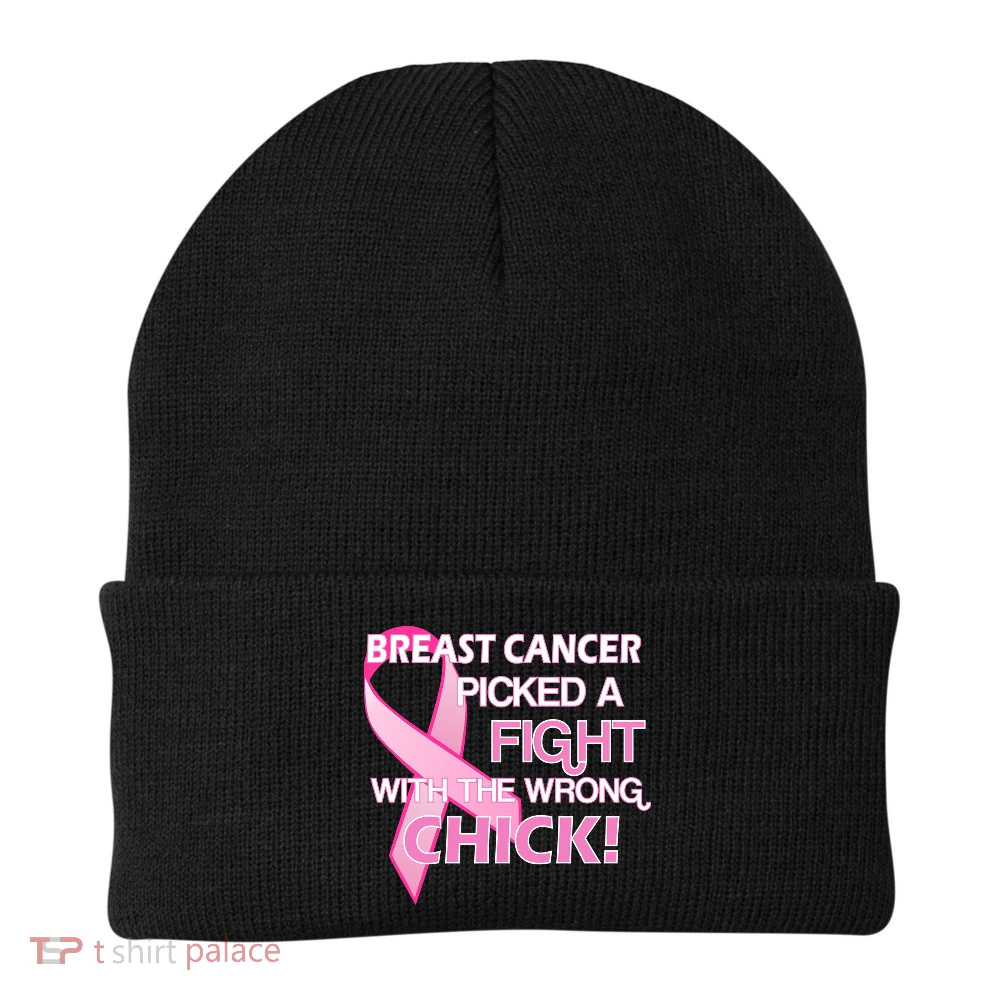 Breast Cancer Picked The Wrong Chick Beanie