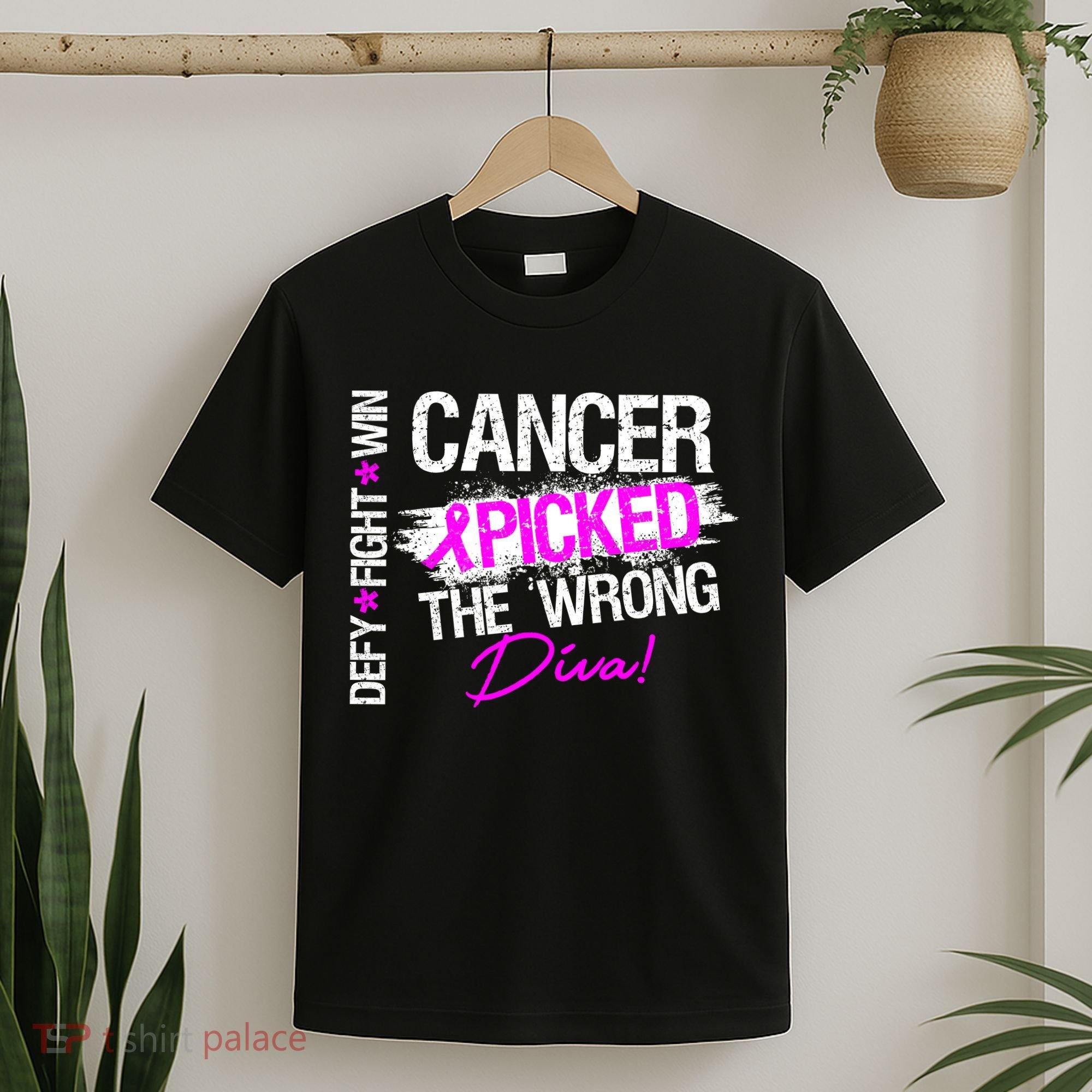 Breast Cancer Picked The Wrong Diva T-Shirt