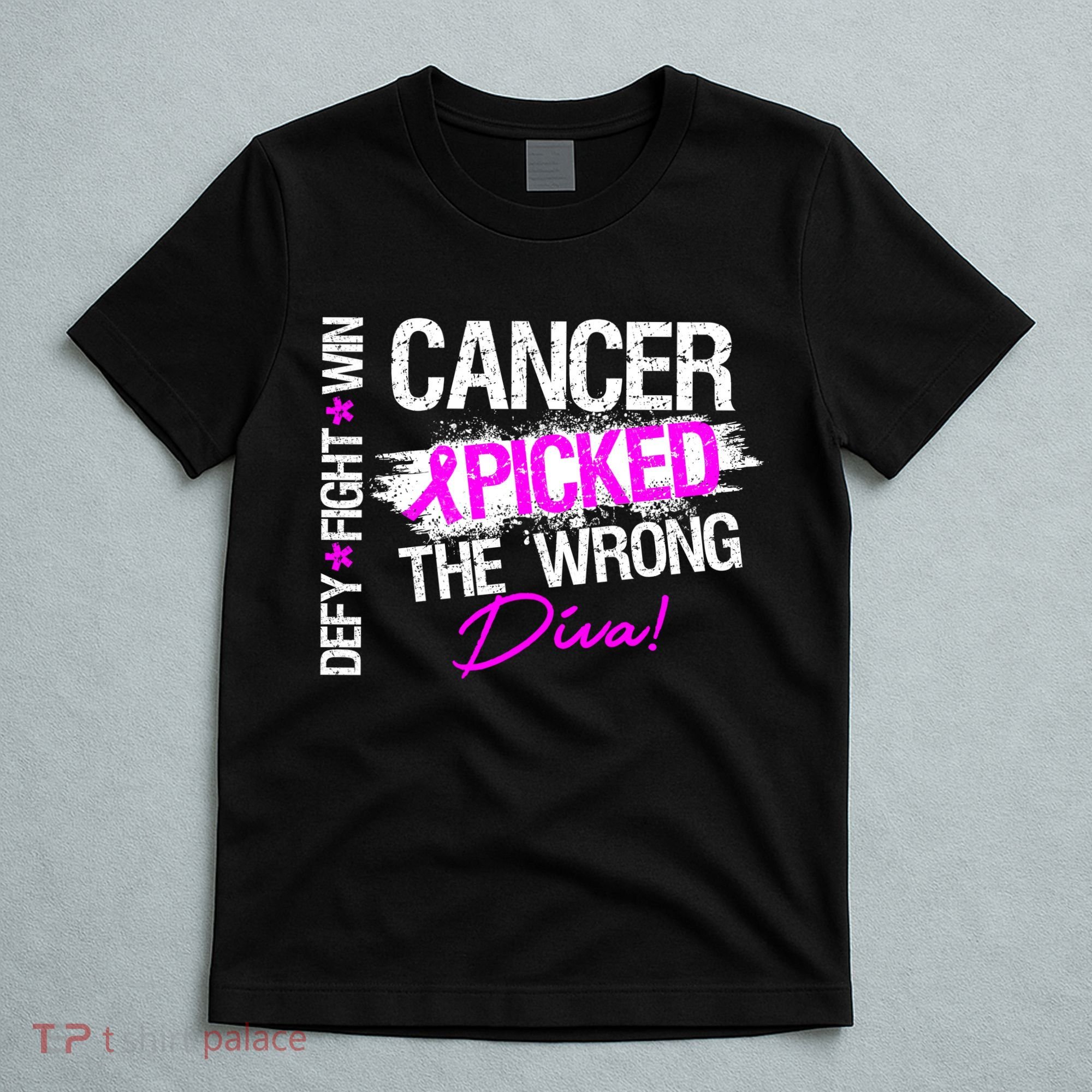 Breast Cancer Picked The Wrong Diva T-Shirt