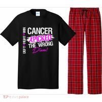 Breast Cancer Picked The Wrong Diva Pajama Set thumb 0