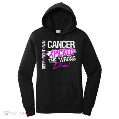 Breast Cancer Picked The Wrong Diva Women's Hoodie