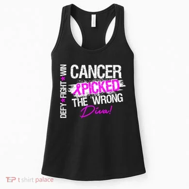 Breast Cancer Picked The Wrong Diva Women's Tank Top