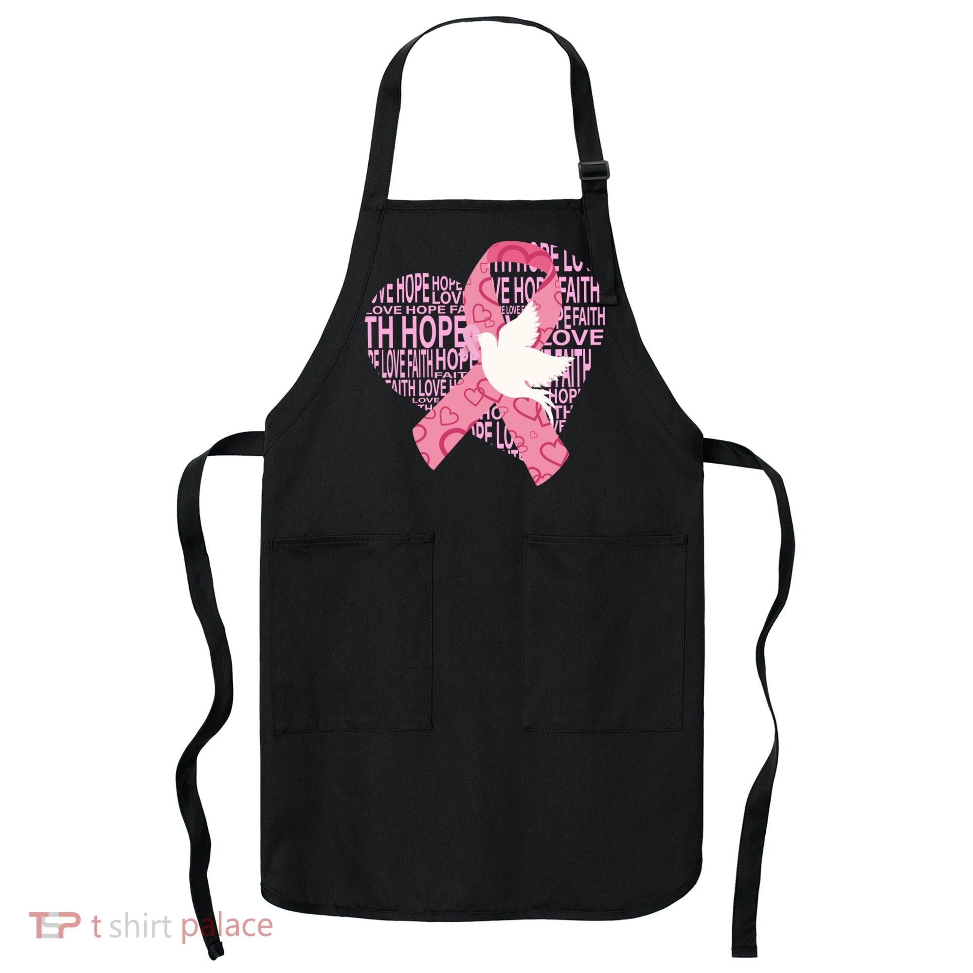 Breast Cancer Ribbon Of Love  Apron
