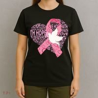 Breast Cancer Ribbon Of Love  T-Shirt thumb 4