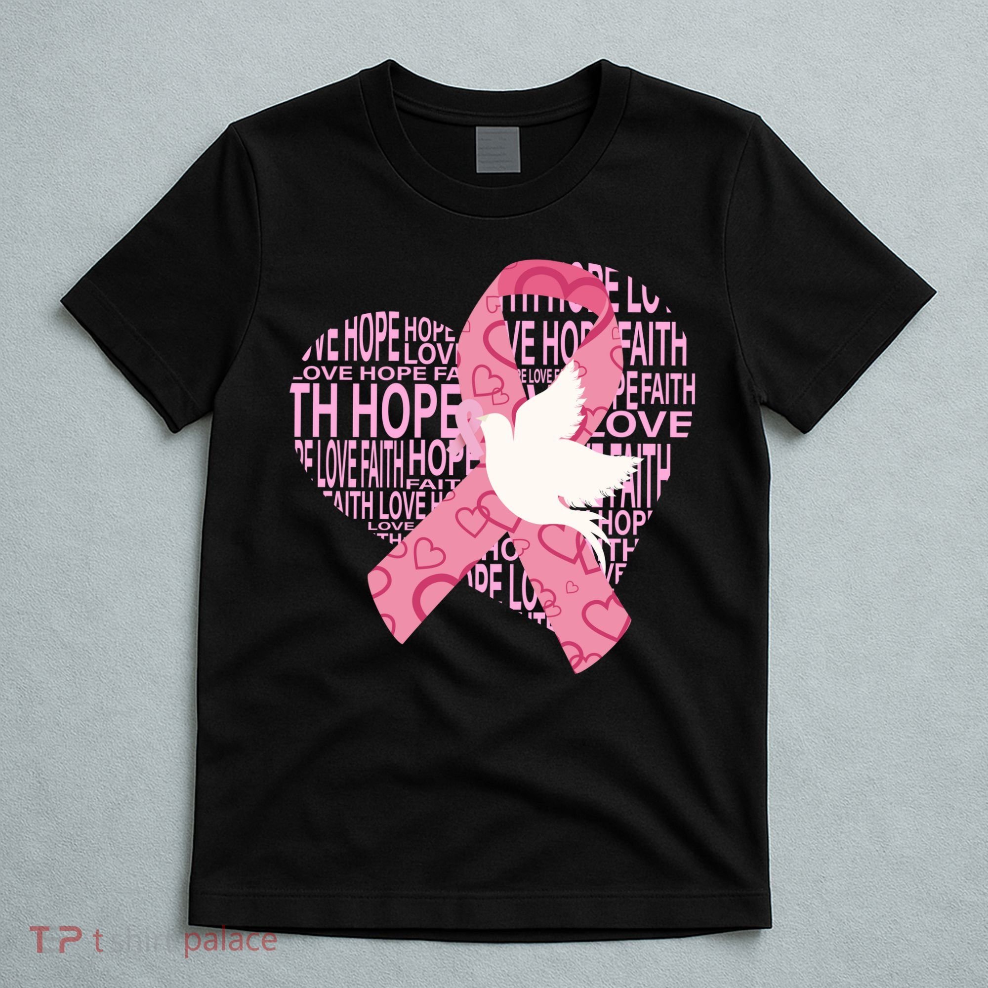 Breast Cancer Ribbon Of Love  T-Shirt