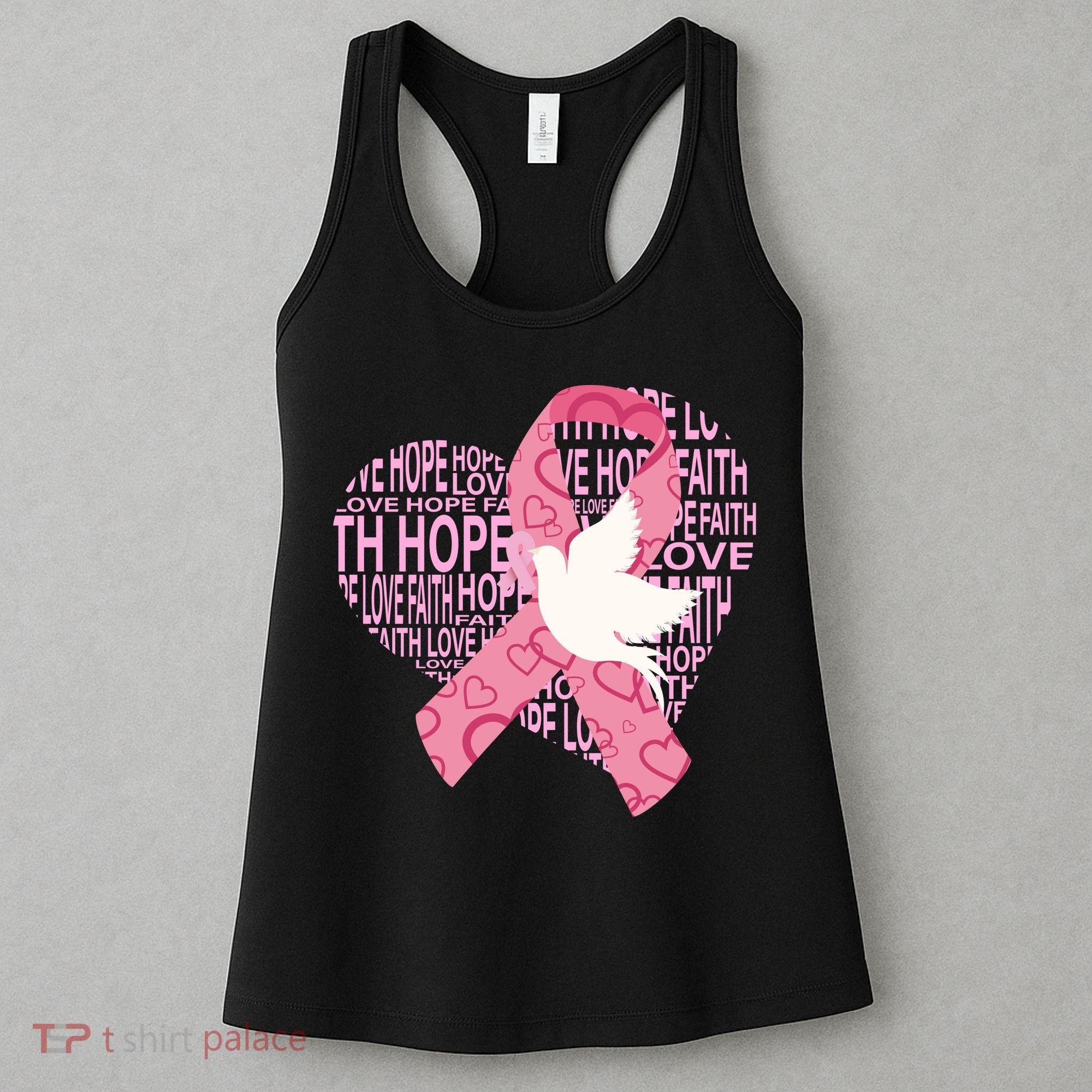 Breast Cancer Ribbon Of Love  Women's Tank Top